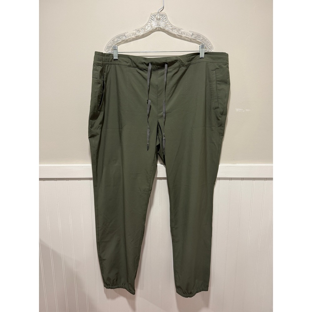 Eddie Bauer Joggers Pull On Hiking Pants Green Lightweight Women Size 2XL